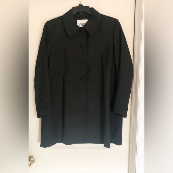 ZW Collection Wool Blend Frock Coat - Picture 10 of 16